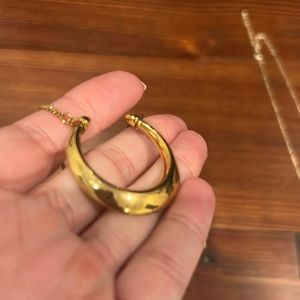 Stella and Dot Gold half moon